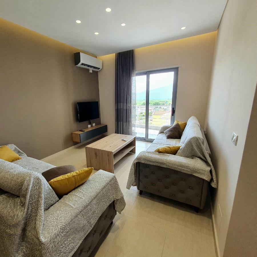 Mountain Meets Sea-Spectacular View In Orikum Apartment Exterior foto