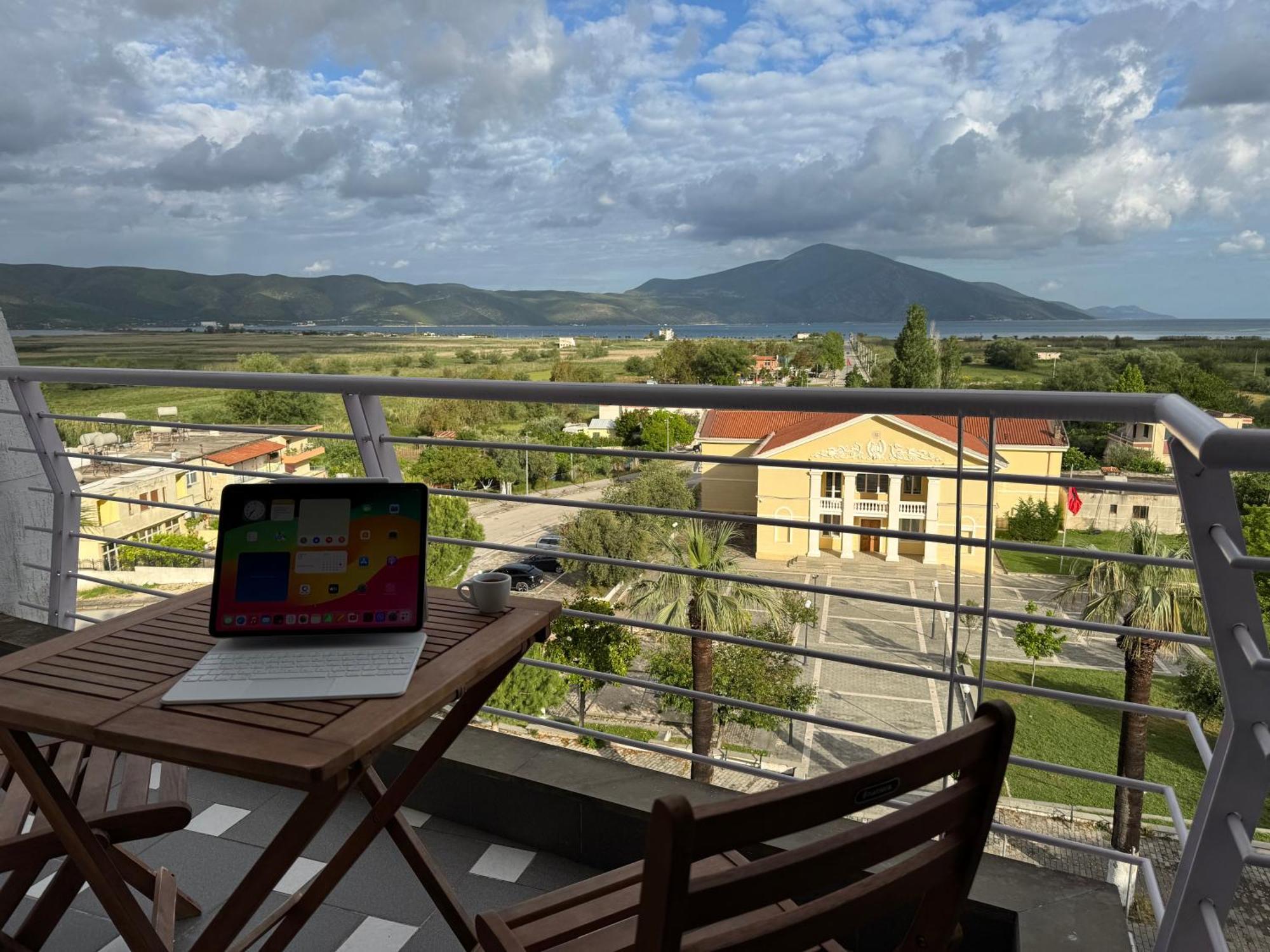 Mountain Meets Sea-Spectacular View In Orikum Apartment Exterior foto